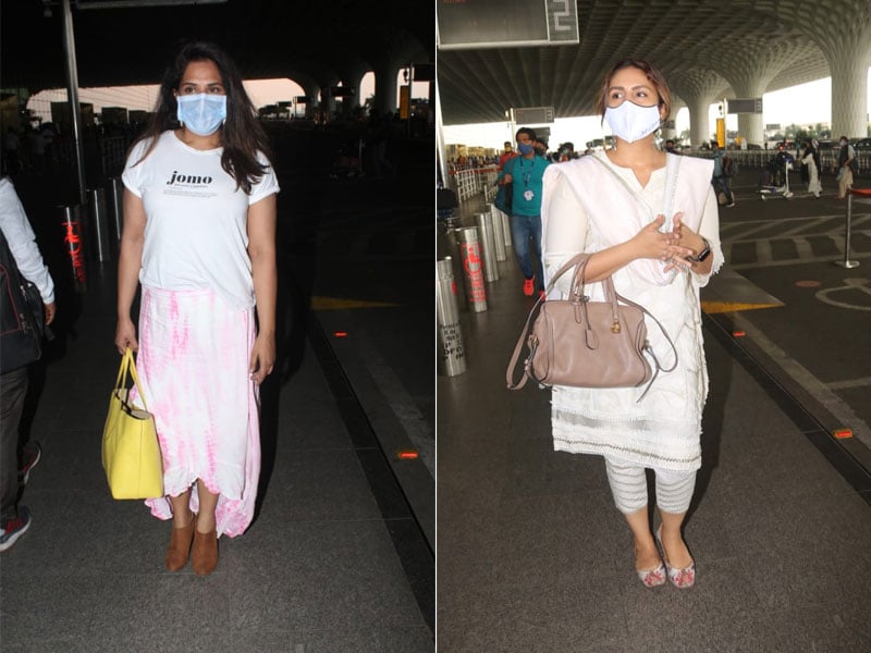 Photo : Huma Qureshi And Richa Chadha's Stylish Airport Looks
