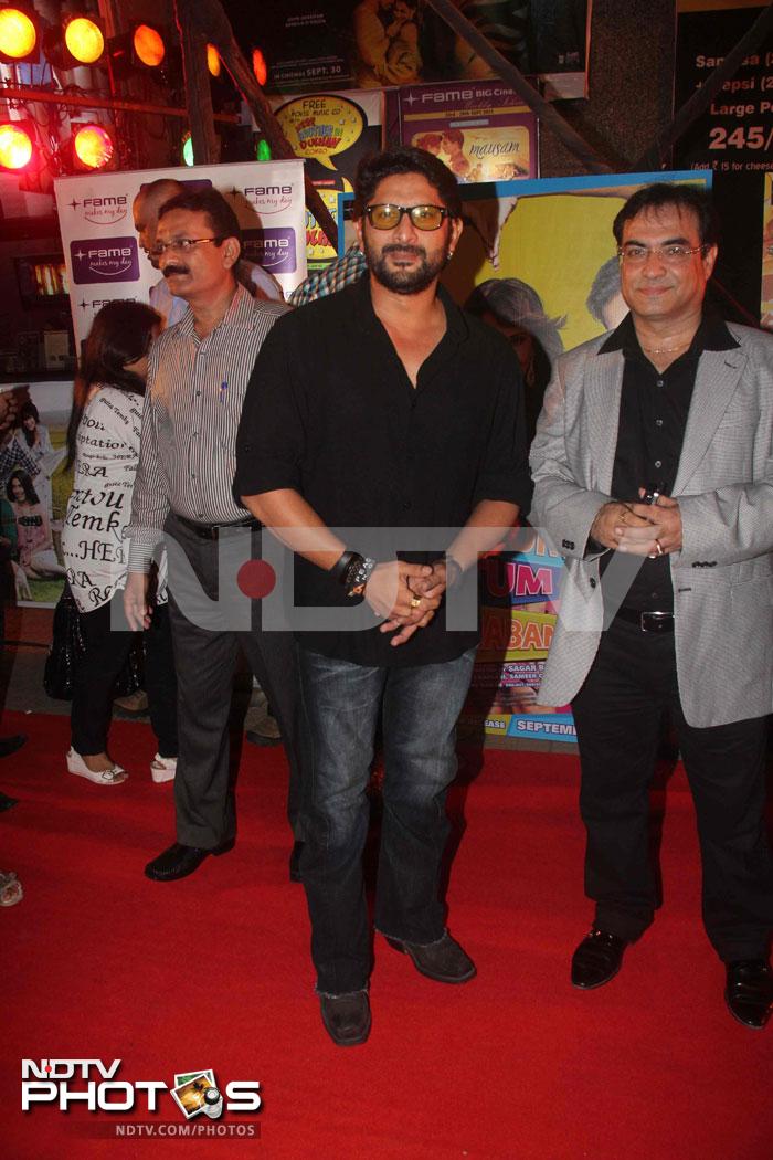 Arshad Warsi seen here with a guest.