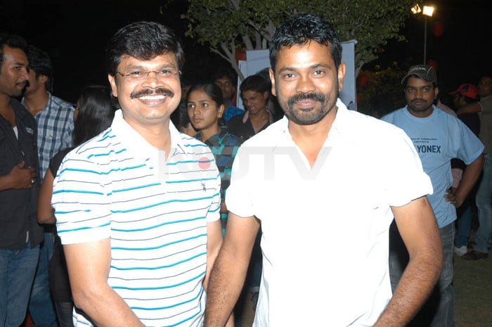 Film's director Sukumar with renowned director Boyapati Srinu.