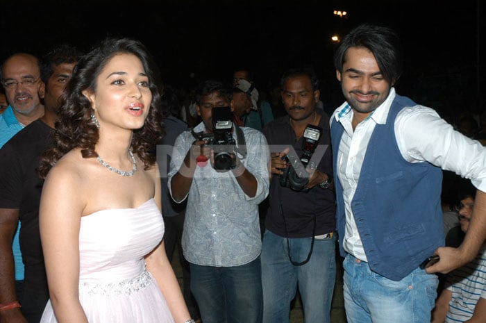 Tamanna and Ram share the limelight.