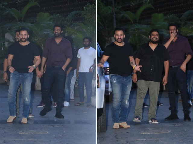 <i>Adipurush</i> Stars Prabhas And Saif's Day Out