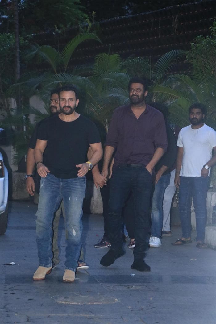 Adipurush Stars Prabhas And Saif\'s Day Out