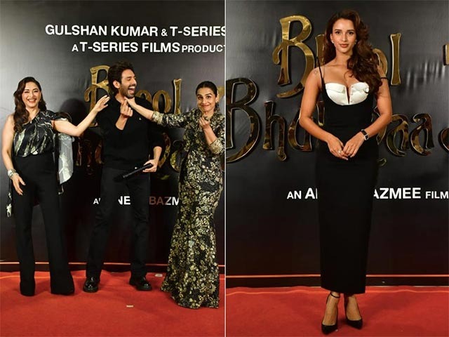 <i>Bhool Bhulaiyaa 3</i> Success Bash: Vidya Balan, Madhuri Dixit, Triptii Dimri Owned The Night Like This 