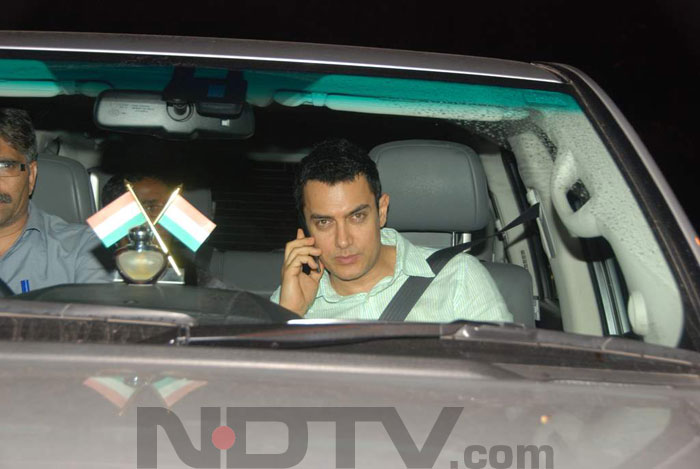 Aamir Khan at I Hate Luv Storys success bash