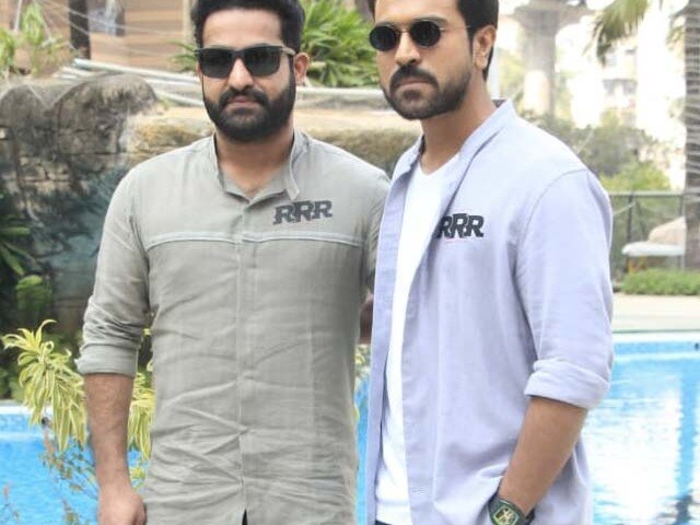 RRR Stars Ram Charan And Jr NTR Lit Up Mumbai On Monday