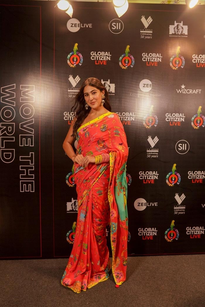 Saree Quirk To Neon Glam: Sara, Janhvi, Ananya Steal The Show At Global Citizen Live