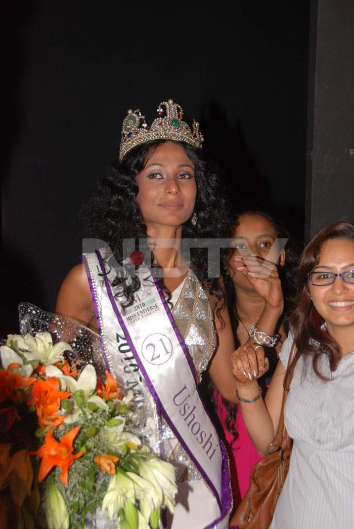 Ushoshi Sengupta, looks to us like the winner of Miss Universe pageant but nothing has been officially announced.