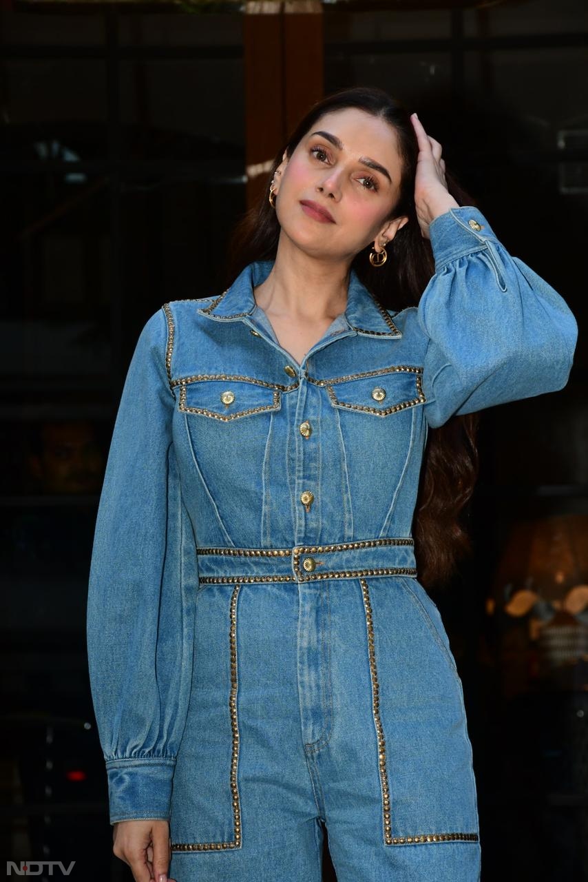 If Anyone Can Bring Back The Denim Jumpsuit, It"s Aditi Rao Hydari