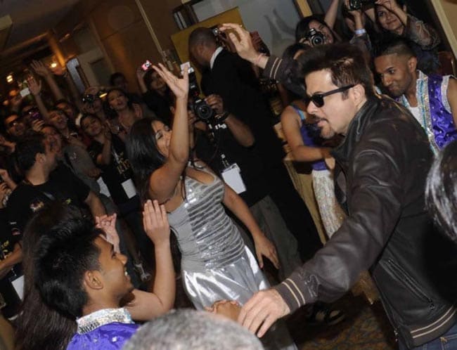 Anil Kapoor breaks into a dance as he lands at the Toronto airport ahead of the annual International Indian Film Academy (IIFA) celebrations. The 12th year of IIFA celebrations will begin on June 23.