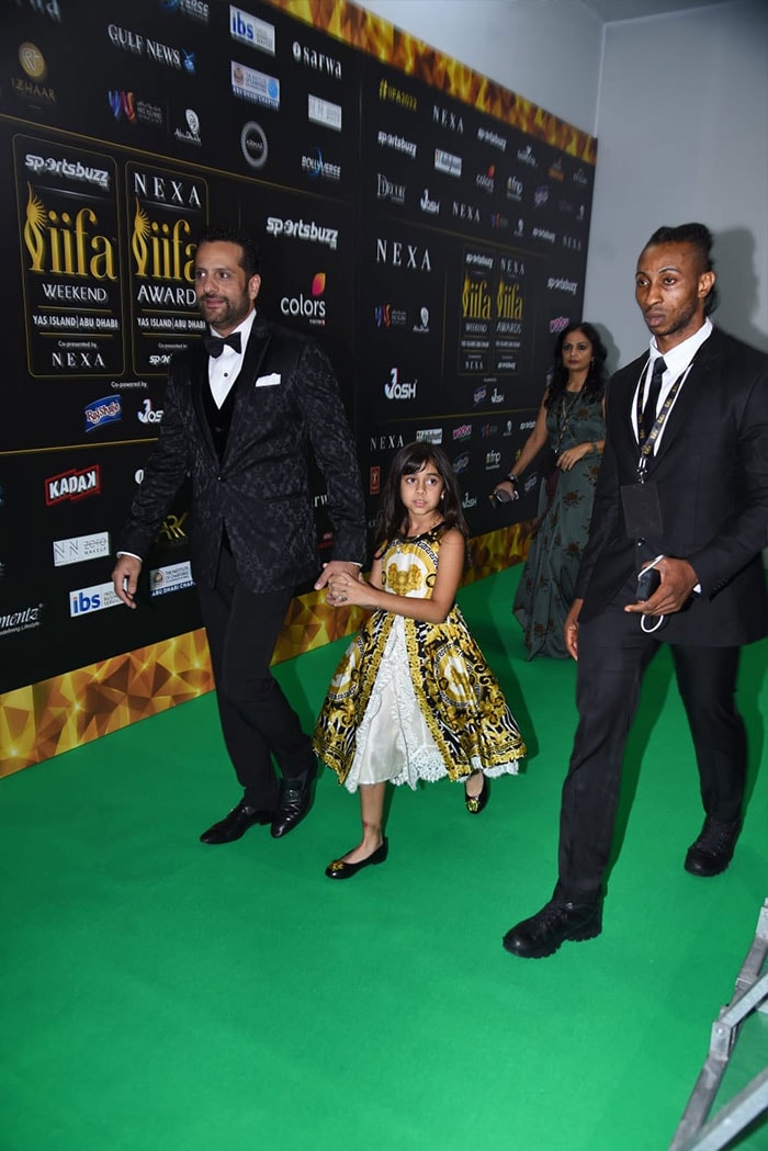 Fardeen Khan's plus one for the award night was his daughter.