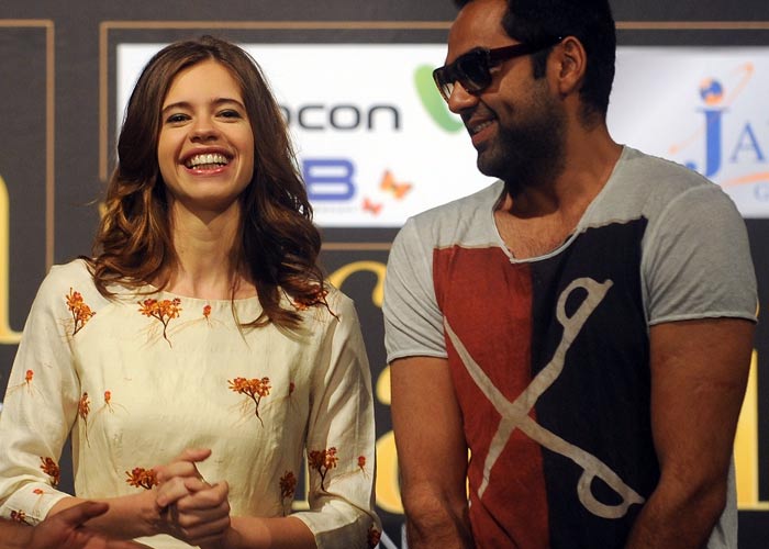 Kalki Koechlin and Abhay Deol, whose upcoming movie <I>Shanghai</i> premieres at the IIFA weekend, are all smiles.