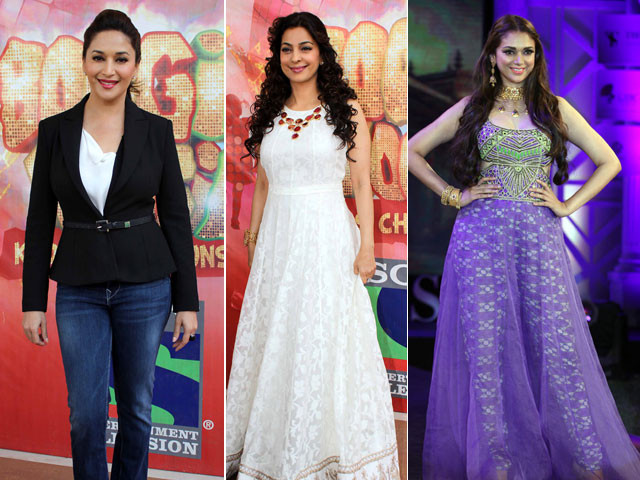 <i>Gulaabi</i> girls: Madhuri, Juhi, Aditi
