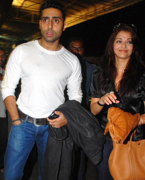 Ash, Abhi leave for IIFA