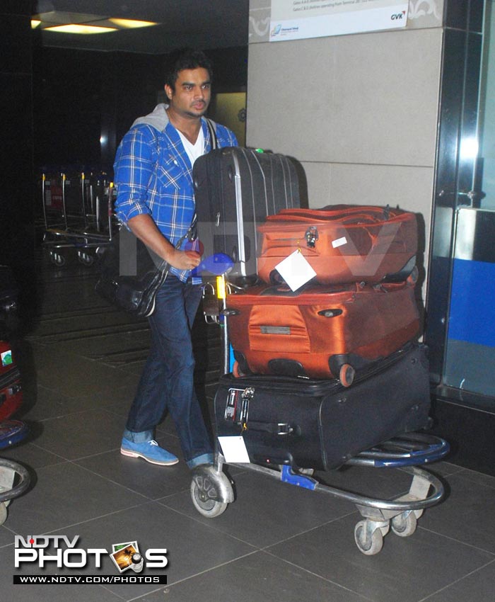 Madhavan also gets set to go partying with the family.