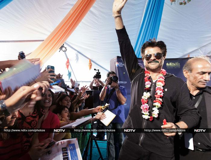 Anil Kapoor was in town to kick off the IIFA festivities and be part of the IIFA Stomp concert.