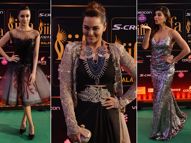 IIFA 2015: Sonakshi, Shraddha, Jacqueline Rock the Green Carpet