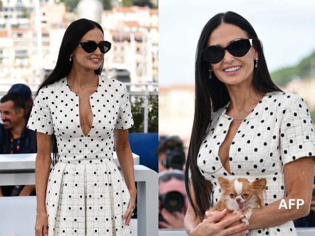 In Cannes, It's Raining Prints, Courtesy Demi Moore