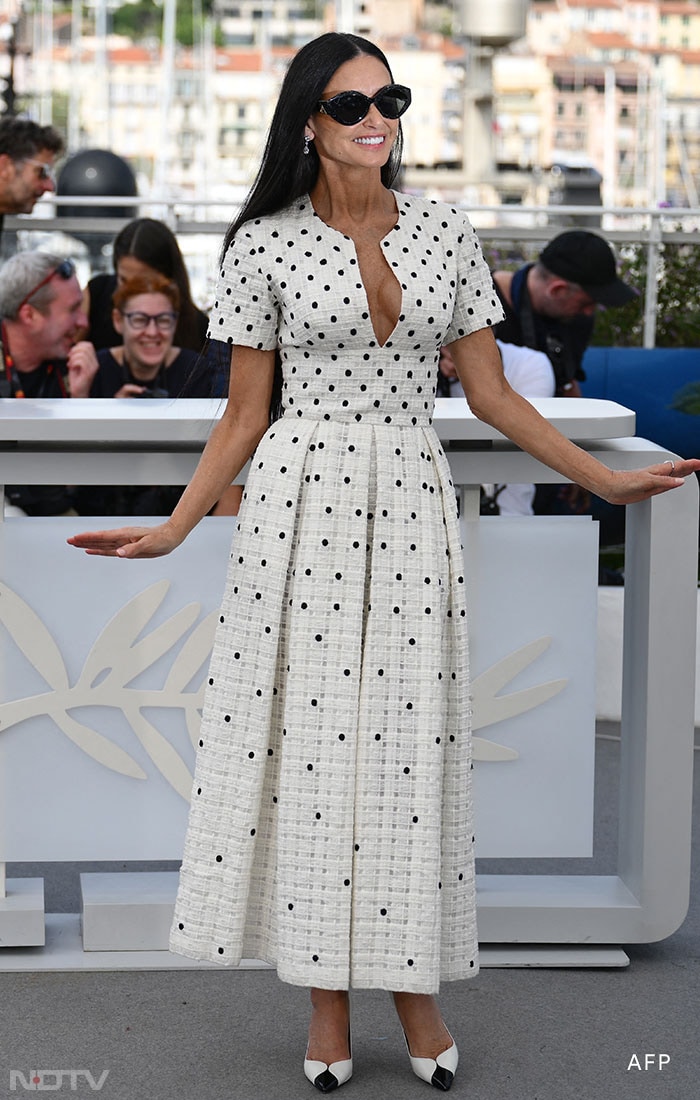 Cannes 2024: Demi Moore Brings Polka Dots Back In Trend