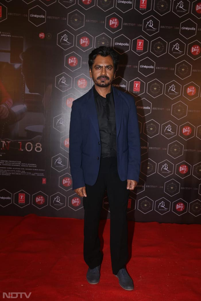 Nawazuddin Siddique attended a teaser launch in style. (Image Courtesy: Varinder Chawla)