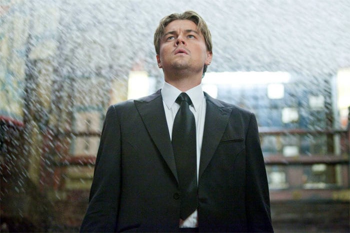 Leonardo DiCaprio as Cobb in Warner Bros. Pictures' and Legendary Pictures' sci-fi action film <i>Inception</i>, a Warner Bros. Pictures release. (Photo: Melissa Moseley)