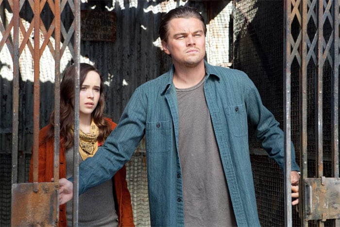 (L-R) Ellen Page as Ariadne and Leonardo DiCaprio as Cobb in Warner Bros. Pictures' and Legendary Pictures' sci-fi action film <i>Inception</i>, a Warner Bros. Pictures release. (Photo: Melissa Moseley)