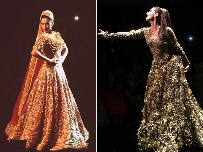 Sonam Kapoor Looks Twice as Nice at the Bridal Fashion Week