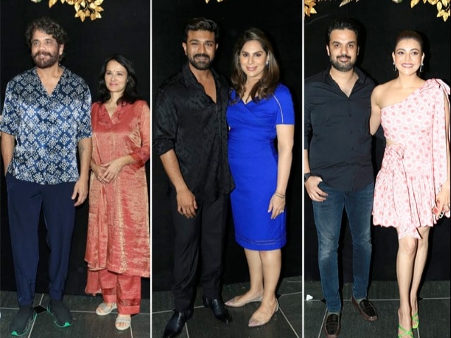 Photo : Inside Ram Charan's Birthday Party With Nagarjuna And Family, Kajal Aggarwal And Others