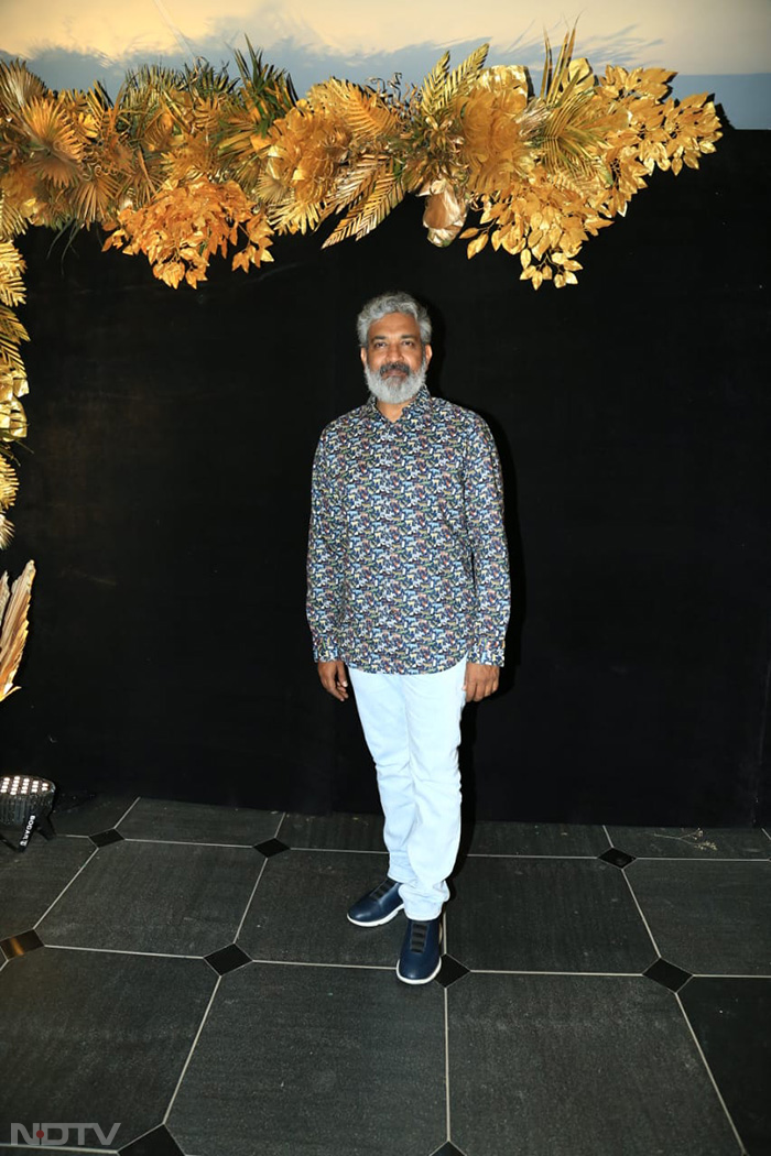 SS Rajamouli also attended the bash.(Image Courtesy: Varinder Chawla)