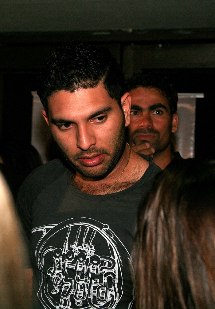 Yuvraj Singh at the IPL Nights after party following the 2010 DLF Indian Premier League T20 group stage match between the Kings XI Punjab and Kolkata Knight Riders at Hotel Mount View. (Photo: IPL2010/Getty Images)