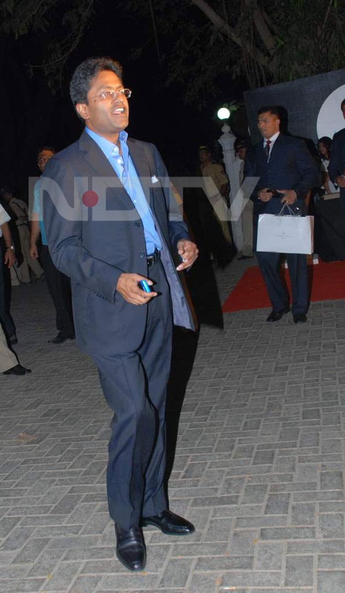 Chairman and Commissioner of the Indian Premier League, Lalit Modi.