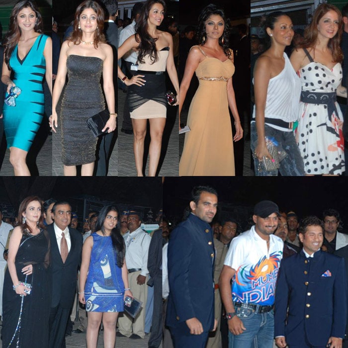 Red carpet was rolled out for players and their owners ahead of  the start of IPL 3.