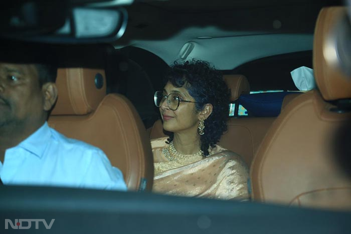 Kiran Rao was dressed in her festive finery for Ira Khan's <i>mehendi</i> ceremony. (Image courtesy: Varinder Chawla)