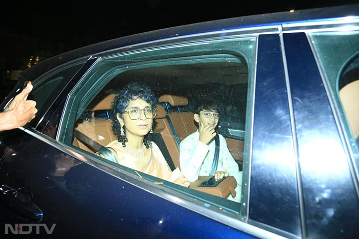 Kiran Rao was accompanied by her and ex-husband Aamir Khan's son Azad. (Image courtesy: Varinder Chawla)