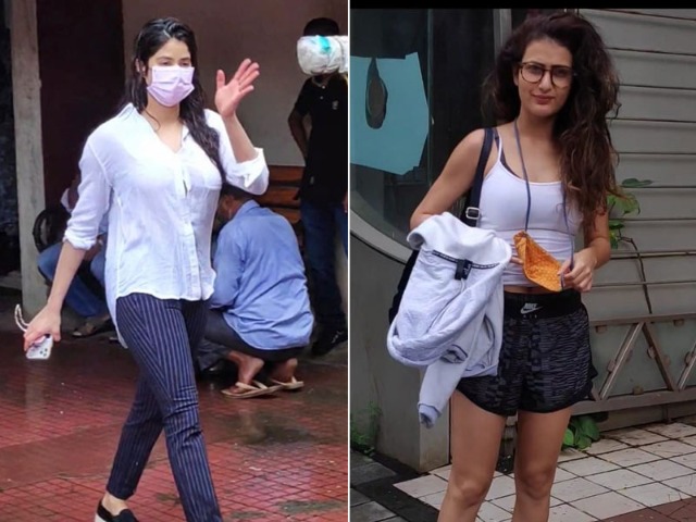 It's Gym O'Clock For Janhvi Kapoor, Fatima Sana Shaikh