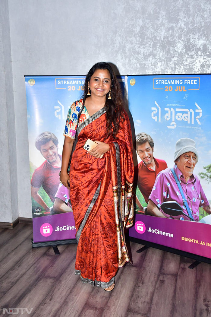 Hemangi Kavi attended the screening of <i> Do Gubbare </i>.(Image Courtesy: Varinder Chawla)