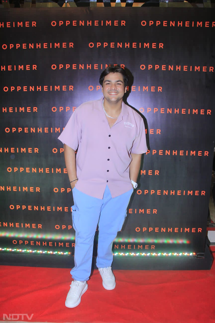 Ashish Chanchlani marked his presence at the screening of <i> Oppenheimer </i>. (Image Courtesy: Varinder Chawla)