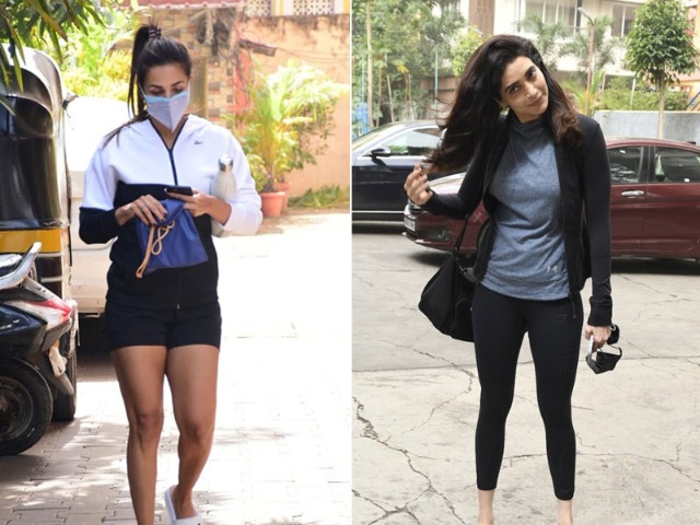 It's Workout Time For Malaika Arora And Karishma Tanna