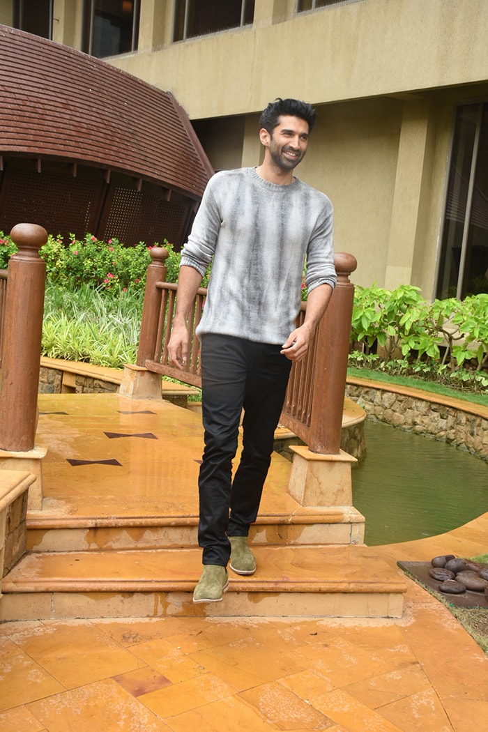 Aditya Roy Kapur was in the mood to pose.