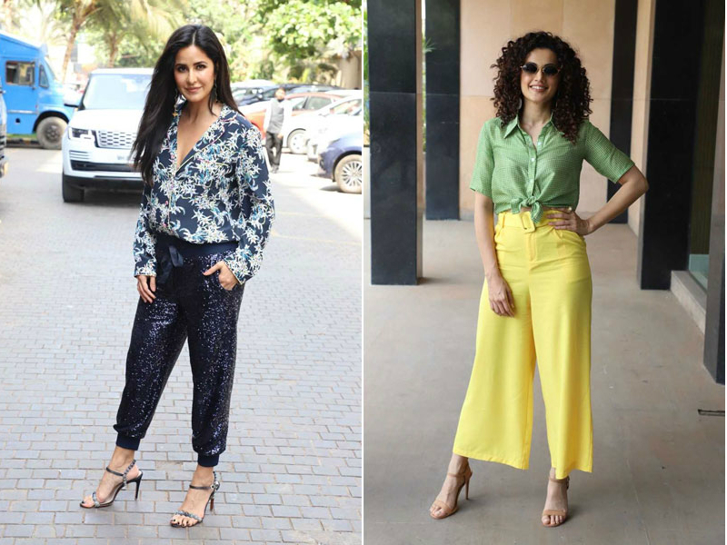 Katrina And Taapsee Put Their Most Fashionable Foot Forward On A Sunny Day
