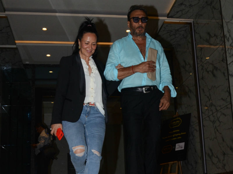 Jackie Shroff, Bhagyashree At Poonam Dhillon's Birthday Party