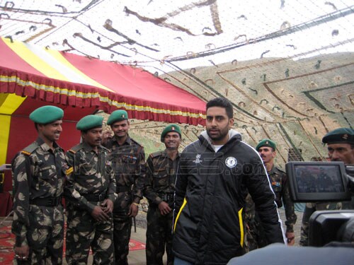 For the services and protection that the soldiers of the Indian Army provide to the people of the country, NDTV decided to reward them with a special gift this year. We took Bollywood superstar Abhishek Bachchan to pay them a visit.