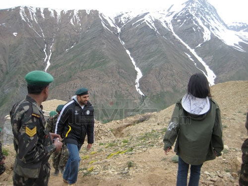 Before Abhishek a whole host of stars have come to visit soldiers via NDTV's <I>Jai Jawan</i>, including Abhi's wife Aishwarya.