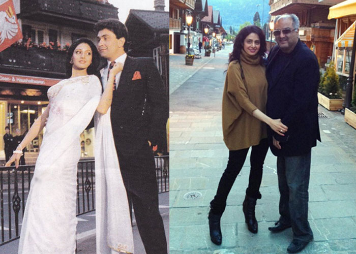 Then and now: Sridevi and two Swiss Kapoors