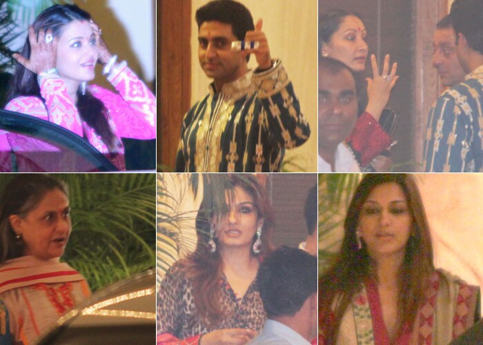 Bachchans\' Diwali bash at Jalsa