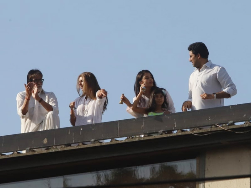 #JanataCurfew: बच्चन परिवार से लेकर दीपिका ने हीरोज को किया सलाम, देखें तस्वीरें...