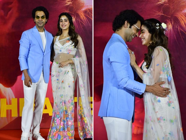 Janhvi Kapoor And Rajkummar Rao Lit Up <i>Dekhha Tenu</i> Launch Like This Janhvi Kapoor And Rajkummar Rao Lit Up <i>Dekhha Tenu</i> Launch Like This