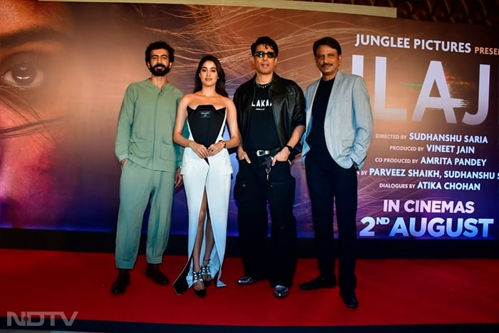 Janhvi Kapoor And Team Ulajh Lit Up A Trailer Launch