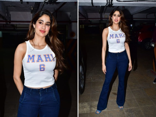 Photo : Janhvi Kapoor Hits A Fashion Boundary With Her Cricket-Inspired Outfit