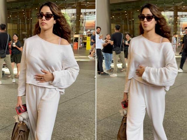 Janhvi Kapoor's Chic Airport Style