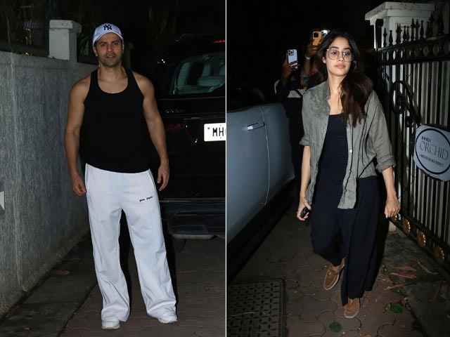 Janhvi Kapoor, Varun Dhawan At Arjun Kapoor's Birthday Party